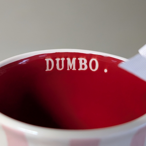 Rae Dunn x Disney DUMBO Pedestal Style Mug with Stripe Design & Vintage Sketch - Picture 5 of 9